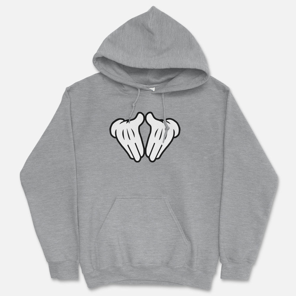 Inverted Illuminati Hands Hooded Sweatshirt