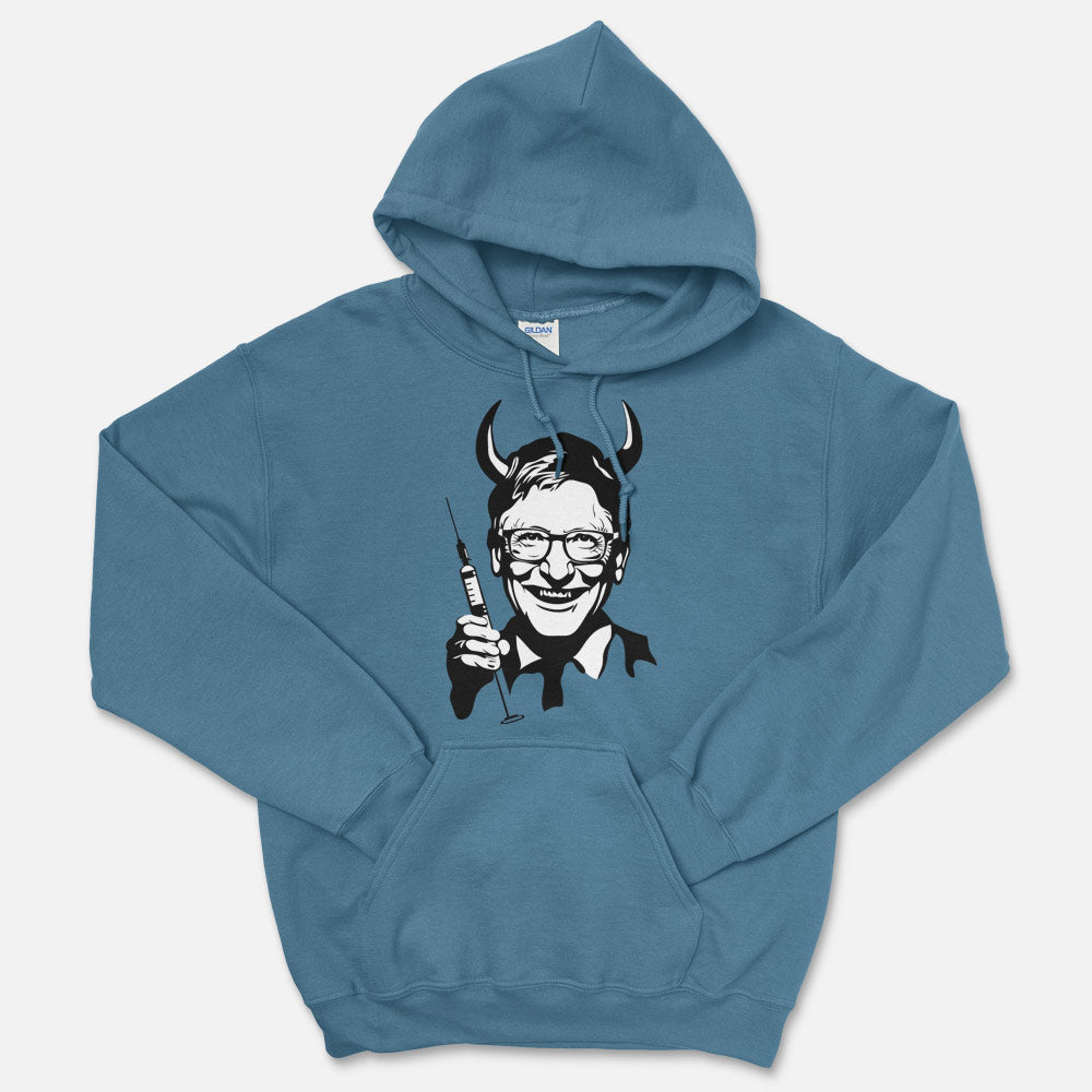 Bill Gates Vaccine Hooded Sweatshirt