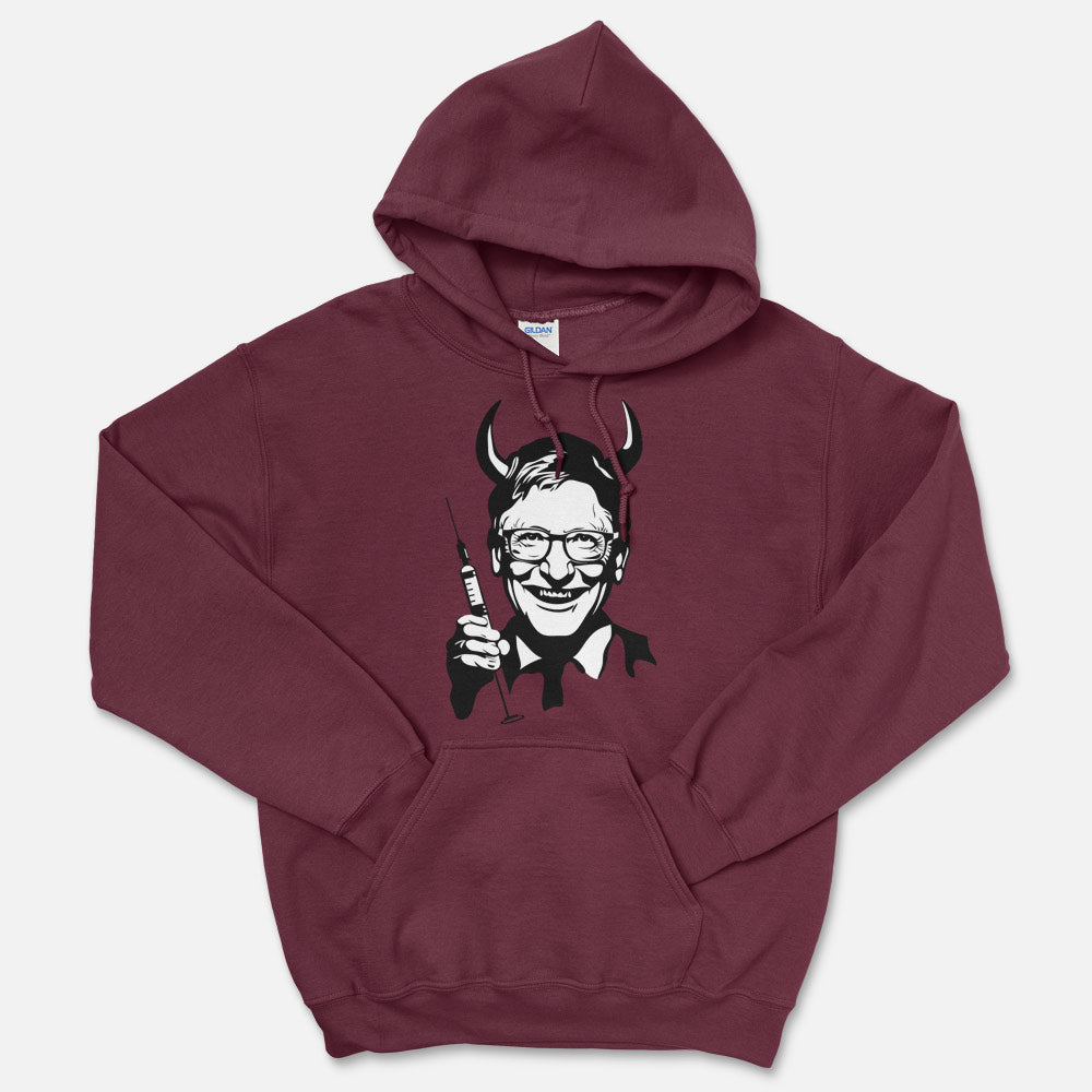 Bill Gates Vaccine Hooded Sweatshirt