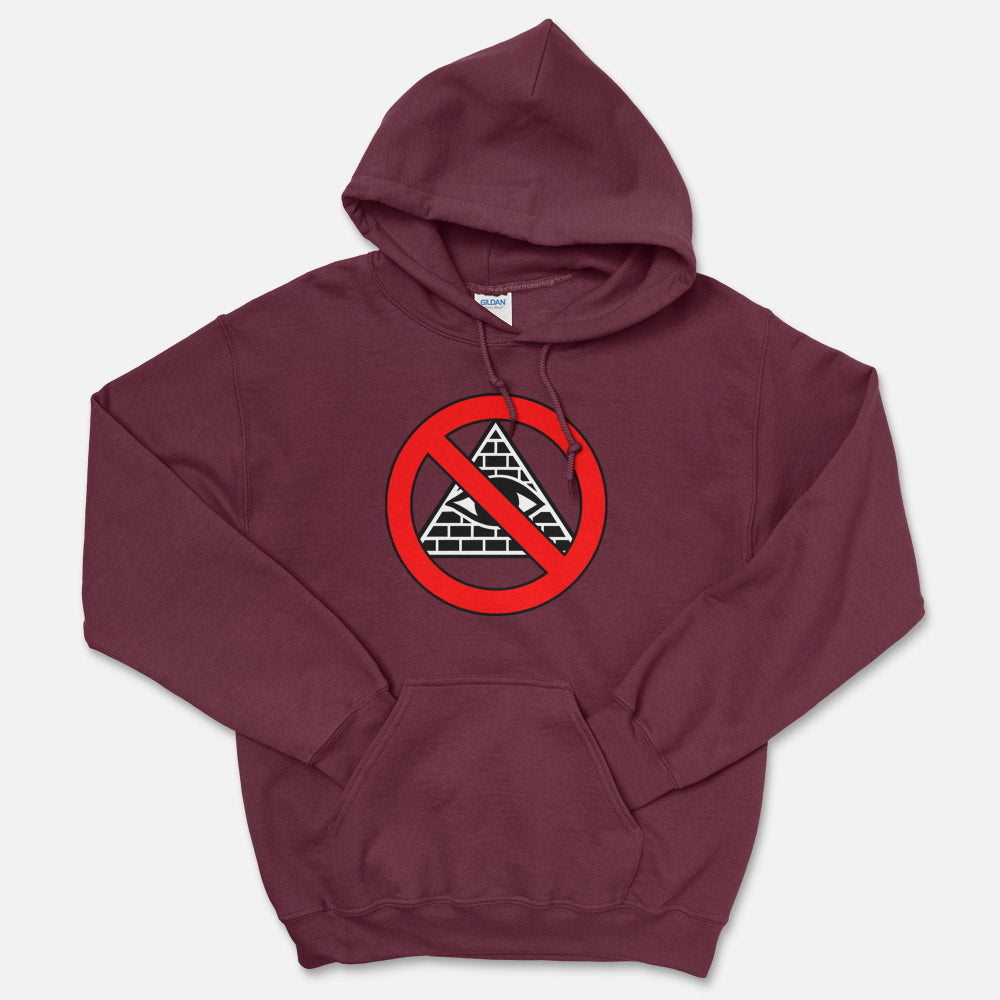 Anti Illuminati Hooded Sweatshirt