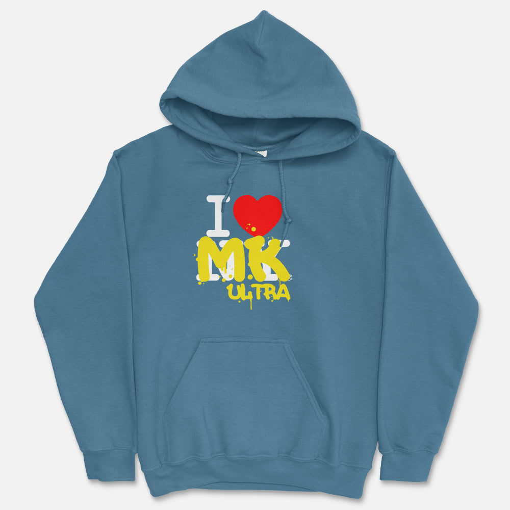 I Love MK Ultra Hooded Sweatshirt