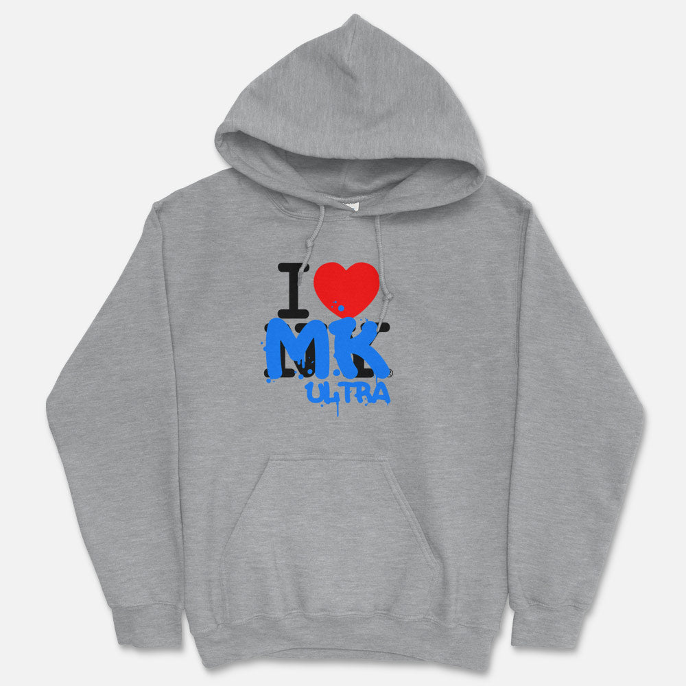 I Love MK Ultra Hooded Sweatshirt