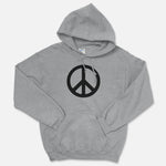 Peace Sign Hooded Sweatshirt